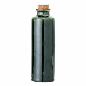 Zielona kamionkowa butelka z zatyczką Bloomingville Joelle, 650 ml