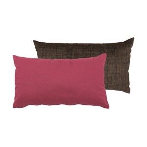 Zestaw 2 poduszek z wypełnieniem Karup Deco Cushion Light Bordeaux/Choco, 45x25 cm