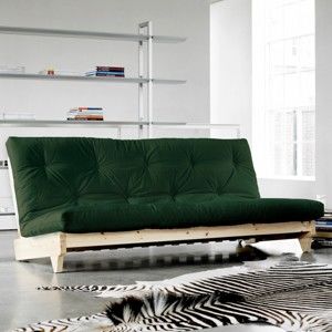 Sofa rozkładana Karup Design Fresh Natural Clear/Forest Green