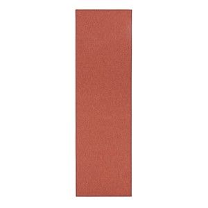 Czerwonopomarańczowy chodnik BT Carpet Casual, 80x300 cm