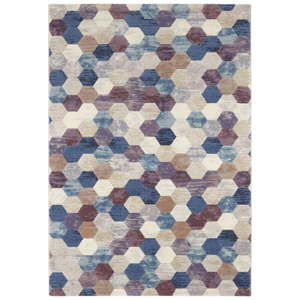 Niebiesko-fioletowy dywan Elle Decor Arty Manosque, 120x170 cm