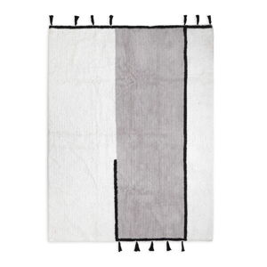 Biały/szary dywan odpowiedni do prania 120x170 cm Dragor – HF Living