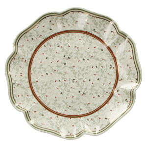 Porcelanowy talerz ze świątecznym motywem Brandani Piatto, ⌀ 31 cm