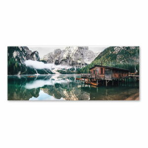 Szklany obraz Styler Tyrol Lake, 50x125 cm