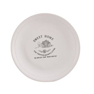 Biały ceramiczny talerz Orion Sweet Home, ⌀ 17 cm