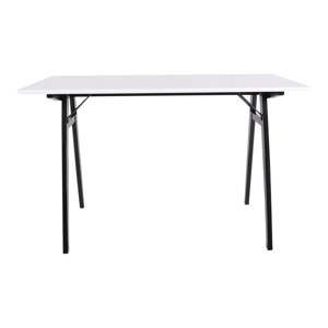 Biały stół z czarnymi nogami House Nordic Vojens Desk, dł. 120 cm