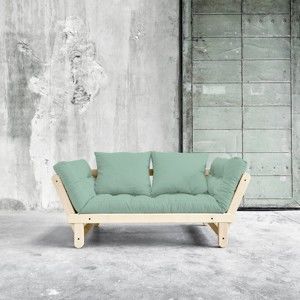 Sofa rozkładana Karup Design Beat Natural Clear/Mint