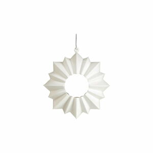 Biały porcelanowy wiszący świecznik Kähler Design Stella, ⌀ 13,5 cm
