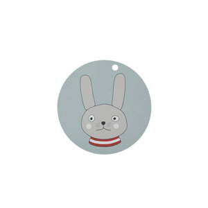 Dziecięca silikonowa mata stołowa OYOY Rabbit, ⌀ 39 cm