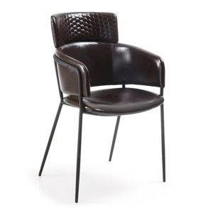 Czarne krzesło La Forma Rhett