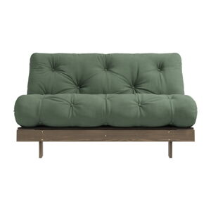 Zielona rozkładana sofa 140 cm Roots – Karup Design