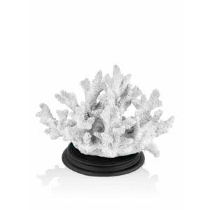 Biała dekoracyjna figurka koralowca The Mia Coral, 27x17 cm