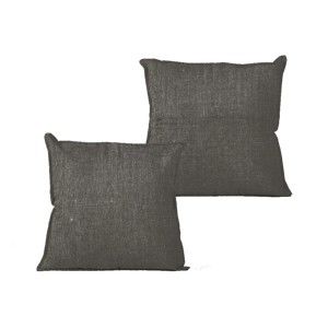 Poszewka na poduszkę Linen Couture Dark Grey, 45x45 cm
