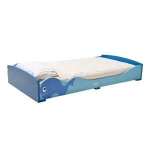Łóżko dziecięce niebieskie 75x145 cm Whale - Rocket Baby