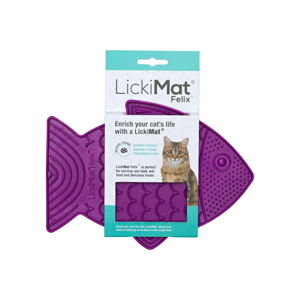 Podkładka do lizania dla kotów Felix Purple - LickiMat