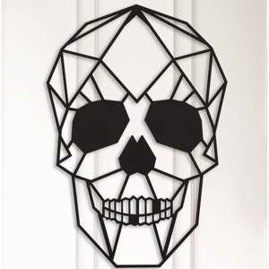 Metalowa dekoracja ścienna Skull