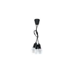 Czarna lampa wisząca 15x15 cm Rene – Nice Lamps