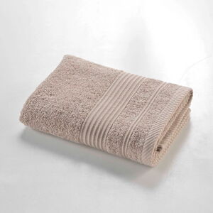 Beżowy bawełniany ręcznik frotte 50x90 cm Tendresse – douceur d'intérieur