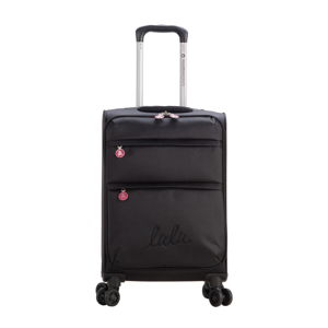 Czarna walizka z 4 kółkami Lulucastagnette Luciana, 71 l