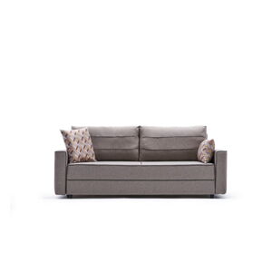 Jasnobrązowa rozkładana sofa 215 cm Ece – Artie