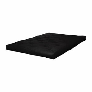 Czarny średnio twardy materac futon 90x200 cm Coco Black – Karup Design