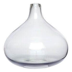 Szklany wazon Hübsch Gra, wys. 21 cm