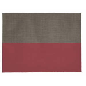 Beżowo-czerwona mata stołowa Tiseco Home Studio Stripe, 33x45 cm