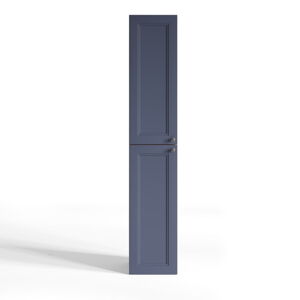 Ciemnoniebieska wysoka wisząca szafka łazienkowa 30x160 cm Venezia – STOLKAR