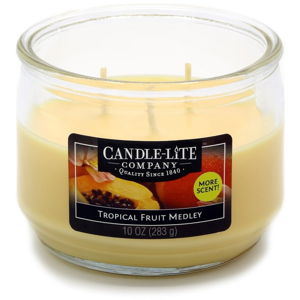 Świeczka w szkle o zapachu tropikalnych owoców Candle-Lite, 40 h