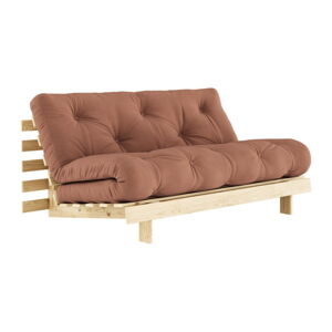 Pomarańczowa rozkładana sofa 160 cm Roots – Karup Design