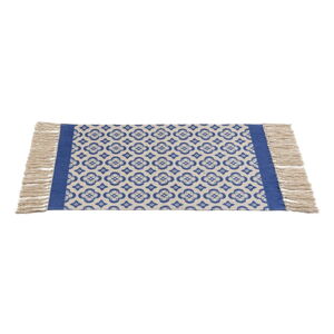 Niebieski/beżowy dywanik łazienkowy 50x80 cm Presa – Wenko