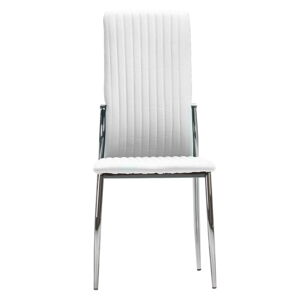Białe krzesło Marckeric Alison