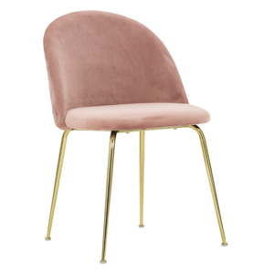 Zestaw 2 różowych krzeseł Mauro Ferretti Luxury