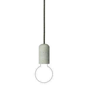 Lampa Jakuba Velínskiego - ciemnoszare włókno włókno, 3 m