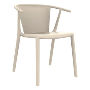 Zestaw 2 krzeseł ogrodowych w kolorze kości słoniowej Resol Steely