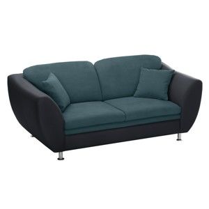 Modro-Czarna sofa 3-osobowa Florenzzi Maderna