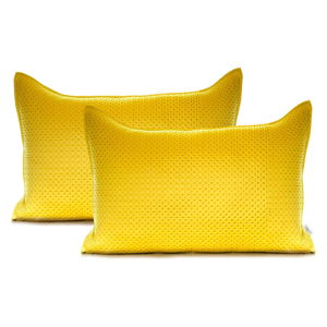 Żółta poszewka na poduszkę DecoKing Carmen, 50x70 cm