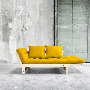 Sofa rozkładana Karup Beat Natural/Amarillo