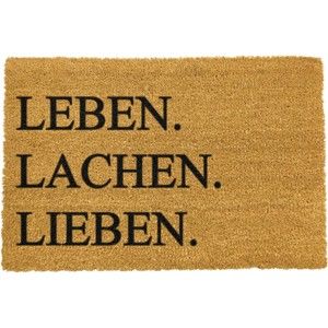 Wycieraczka Artsy Doormats Leben Lachen Liben, 40x60 cm