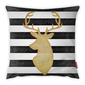 Poszewka na poduszkę Vitaus Christmas Period Deer Stripes, 43x43 cm
