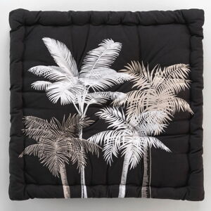 Biały/czarny worek do siedzenia Ethno Palm – douceur d'intérieur
