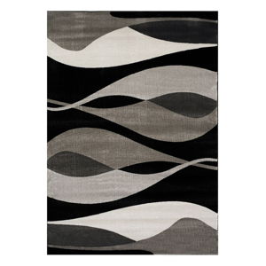 Szaro-czarny dywan Webtappeti Manhattan Hudson, 80x150 cm