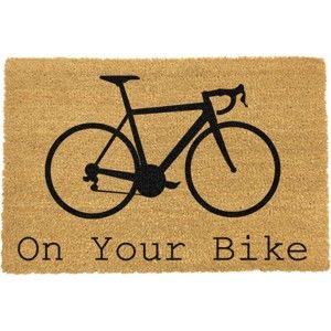 Wycieraczka z naturalnego włókna kokosowego Artsy Doormats On Your Bike, 40x60 cm