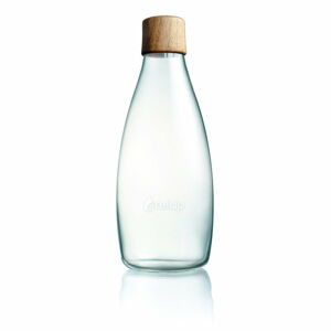 Szklana butelka z drewnianą zakrętką ReTap i dożywotnią gwarancją, 500 ml
