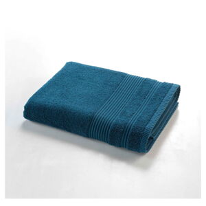 Ciemnoniebieski bawełniany ręcznik kąpielowy frotte 70x130 cm Tendresse – douceur d'intérieur