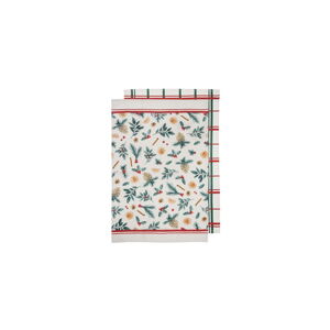 Bawełniane ścierki ze świątecznym motywem zestaw 2 szt. 45x70 cm Evergreen – Ladelle