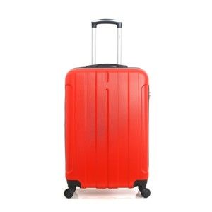 Czerwona walizka na kółkach Hero Fogo, 36 l