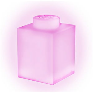 Różowa silikonowa lampka nocna LEGO® Classic Brick
