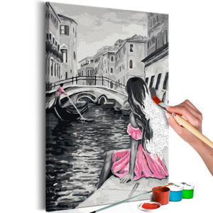 Zestaw płótna, farb i pędzli DIY Artgeist Venice, 40x60 cm