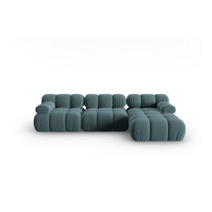 Morska aksamitna sofa 285 cm Bellis – Micadoni Home